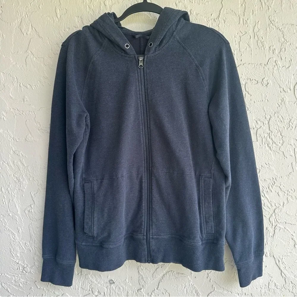 LULULEMON Hoodie Sweatshirt‎ Women 10 Full Zip Pockets Soft Cozy